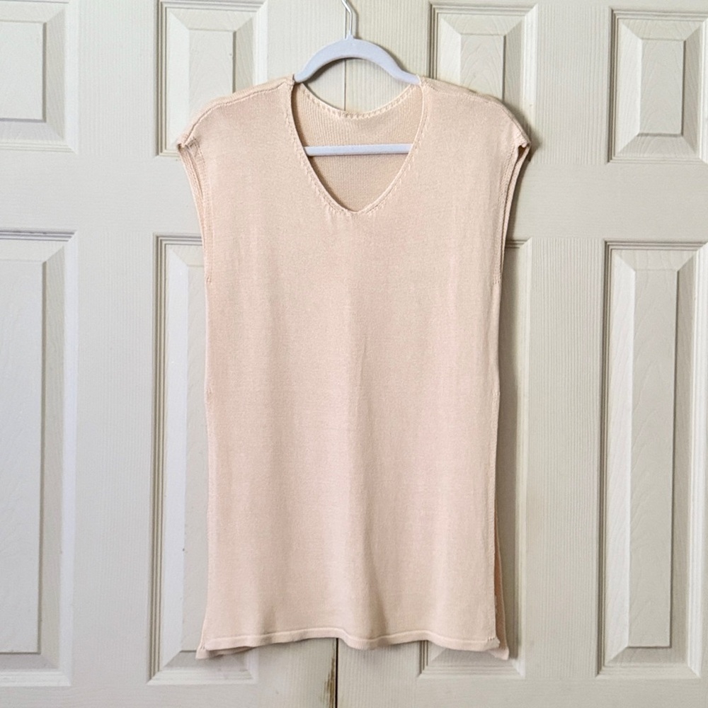 Cupshe Knit Short Sleeve V-Neck Mini Cover-Up - Picture 10 of 10